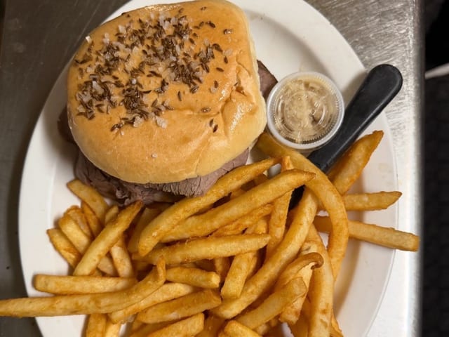 Beef on Weck Roll.