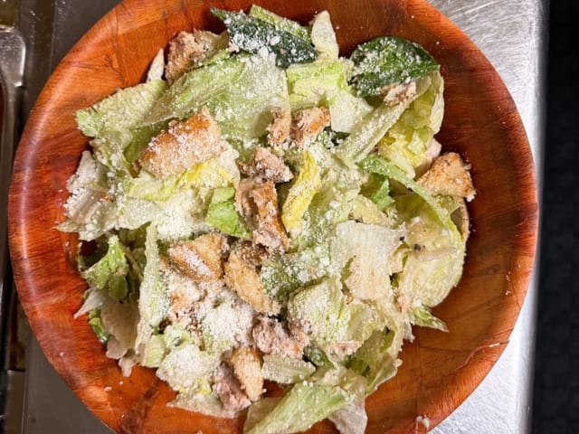 Chicken Caesar Salad.