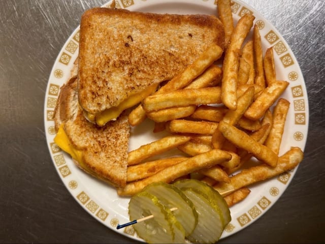 Grilled Cheese Sandwich.