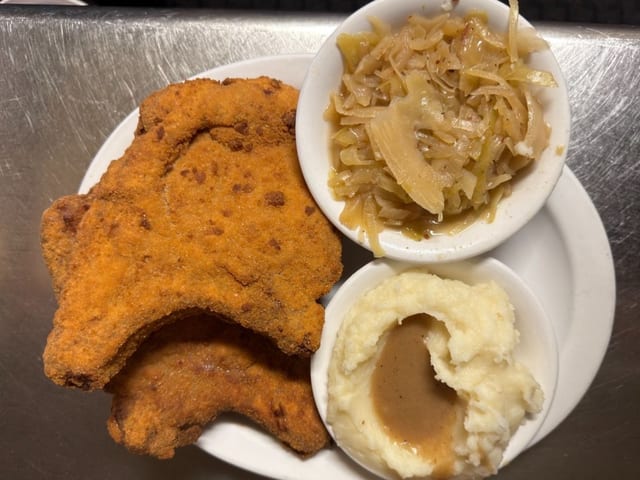 Breaded Pork Chops.