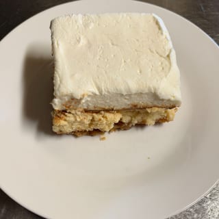Slice of Polish Cheesecake