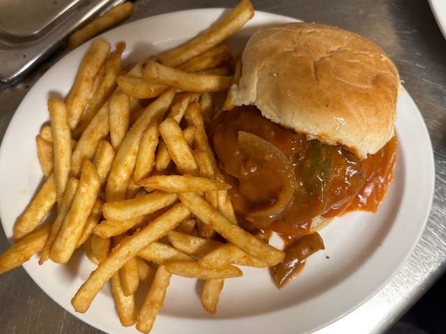 Barbeque Hamburger.