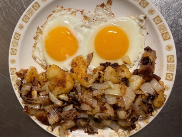 13. Two Eggs, Home Fries & Toast.