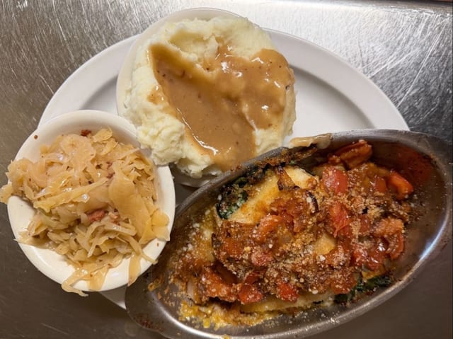 Stuffed Haddock.